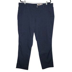 Carhartt Ripstop Pants Men's 38x30 Navy Blue Biocomponent Work Utility Chore